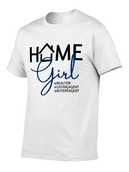 Unisex Graphic T-Shirt Print Tee Soft Cotton Casual Tee for Men & Women