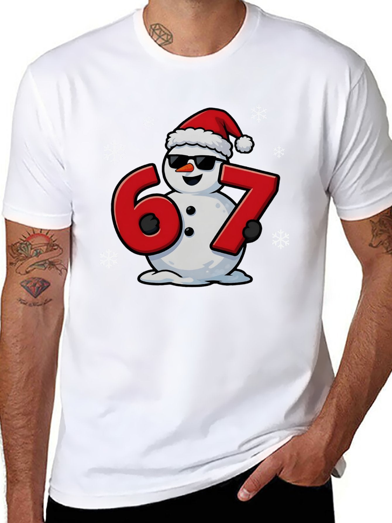 Unisex Graphic T-Shirt Print Tee Soft Cotton Casual Tee for Men & Women