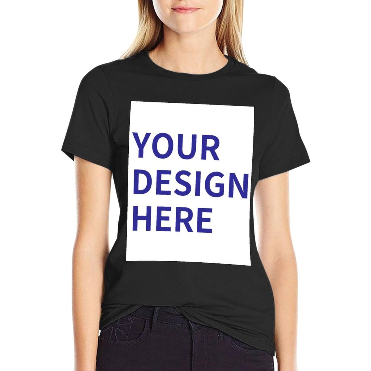 DTG 180gsm Men's T-Shirt Mockups Tees with Front Print Designs (High Definition & Front Printing)