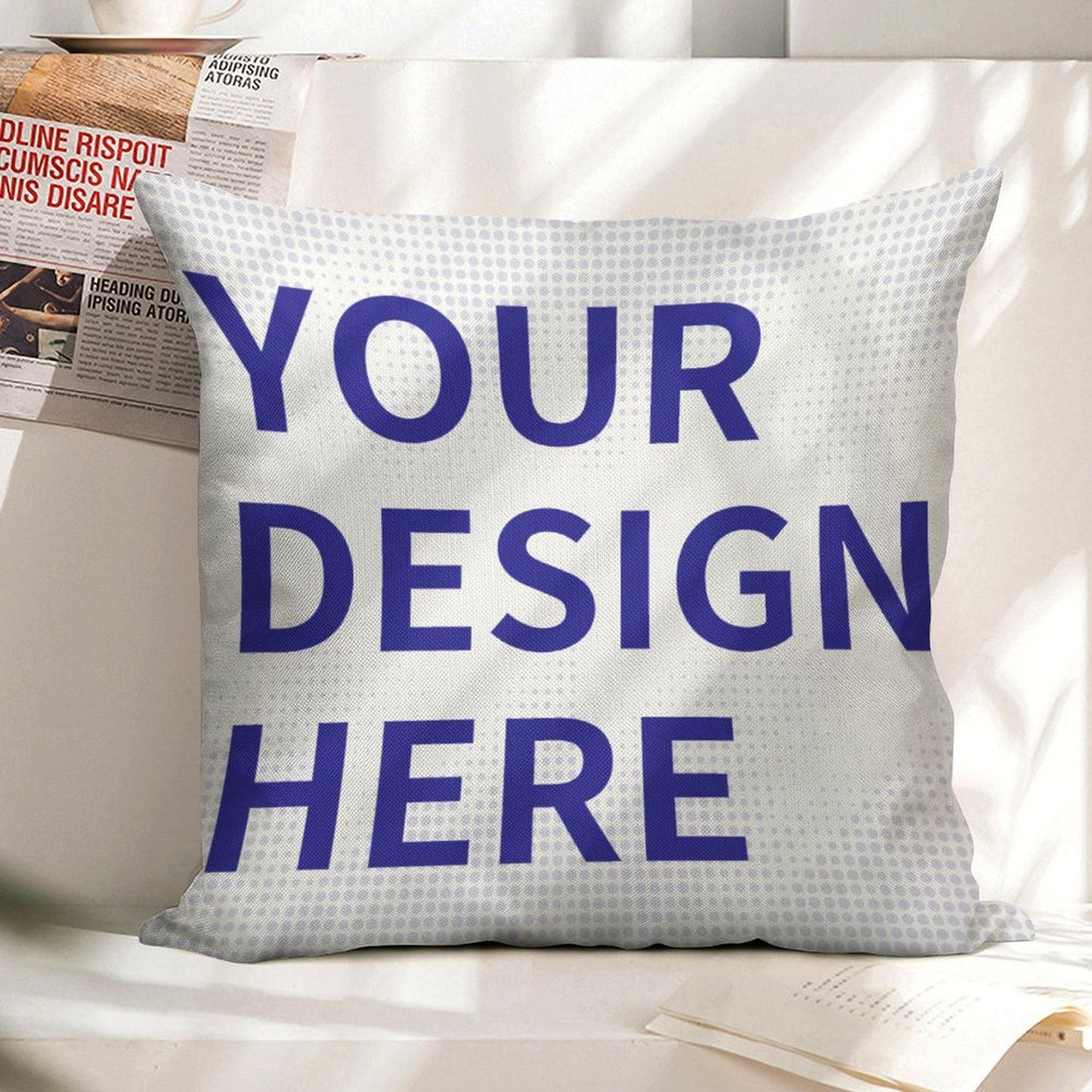 Faux Linen Pillow Cover (Single Pack)