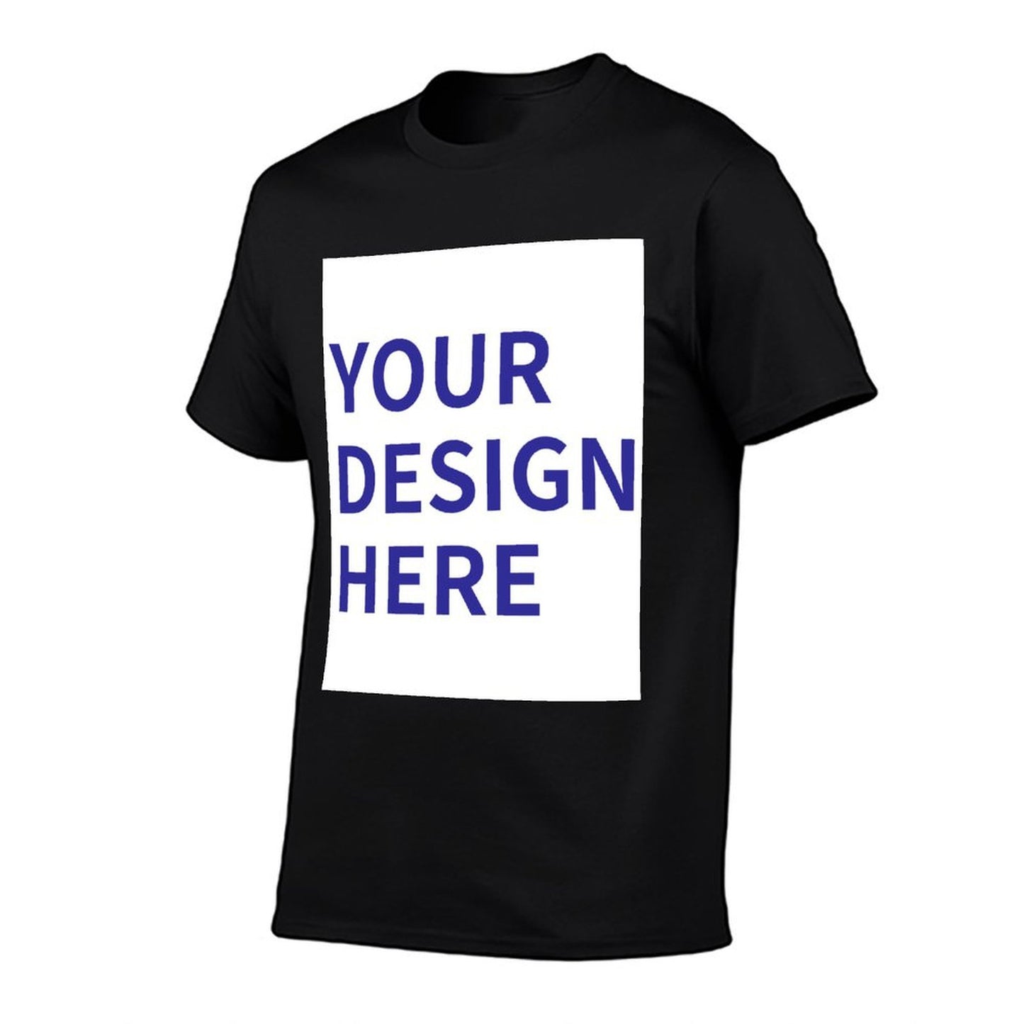 DTG 180gsm Men's T-Shirt Mockups Tees with Front Print Designs (High Definition & Front Printing)