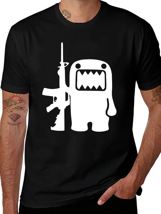 Unisex Graphic Cotton T-Shirt, Soft Casual Short Sleeve Tee with Printed Design, Streetwear Style Top