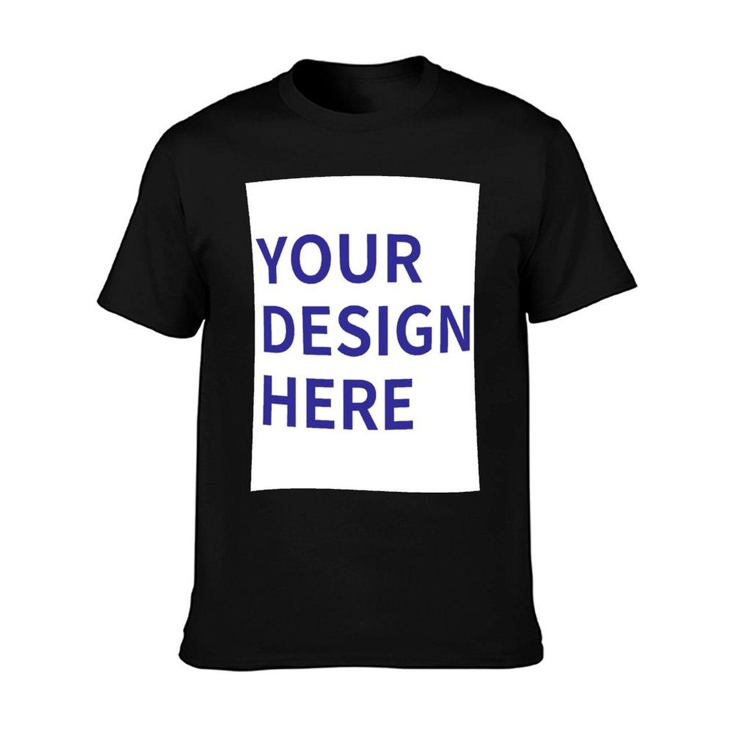 DTG 180gsm Men's T-Shirt Mockups Tees with Front Print Designs (High Definition & Front Printing)