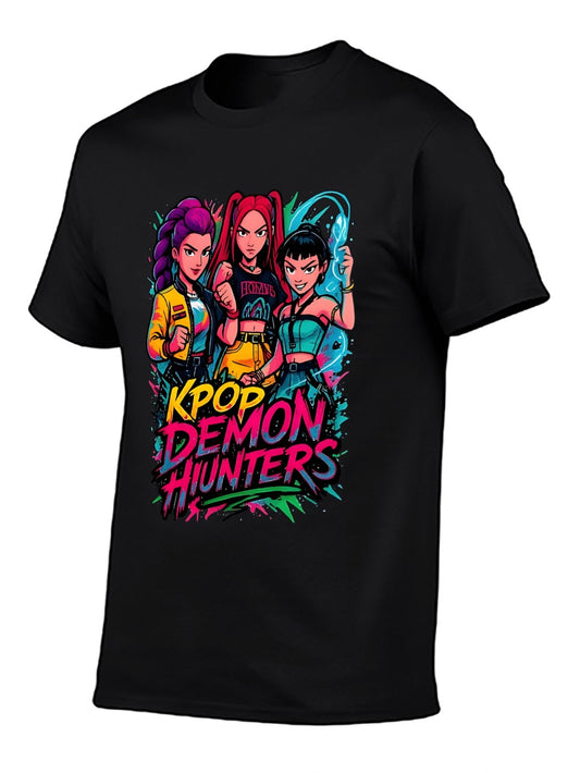 Unisex Graphic T-Shirt Print Tee Soft Cotton Casual Tee for Men & Women